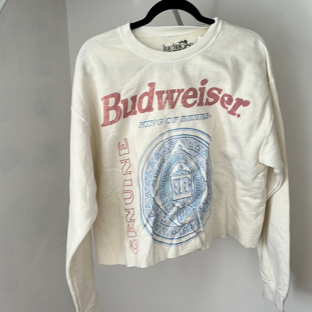 Budweiser cropped sweatshirt
